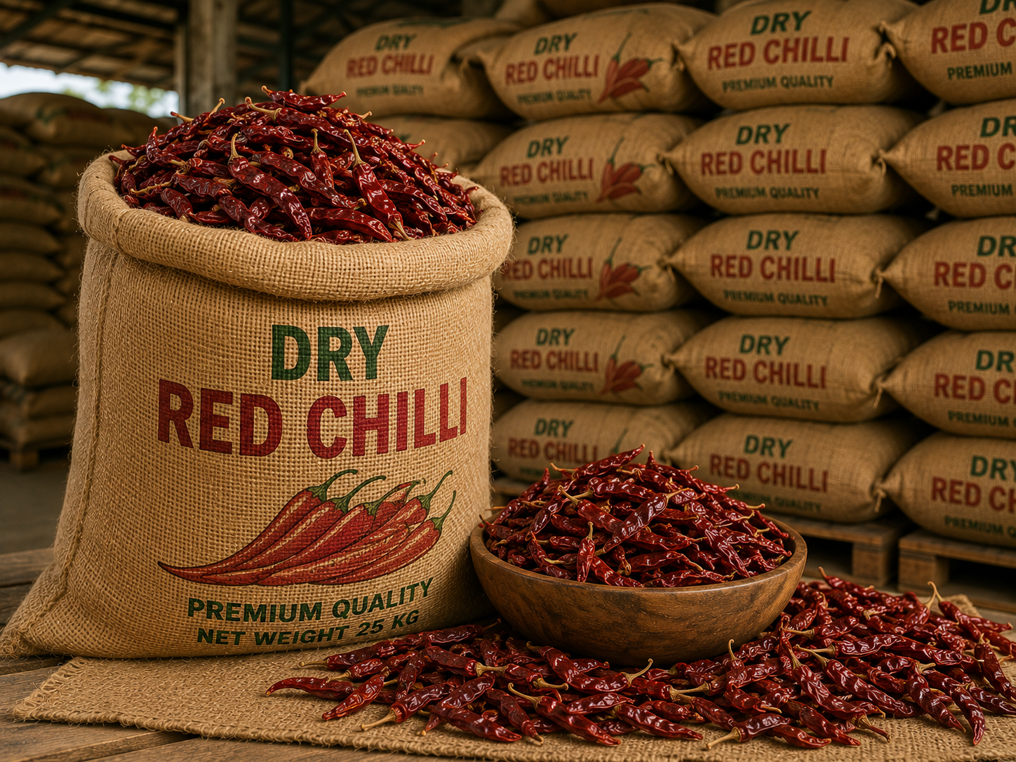 Dry Red Chilli Exporter from India